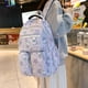 thumbnail image 2 of Mochila Urbana, Bolso Escolar, Juvenil, Diseño Gatos Kawaii Color Lila, 2 of 3