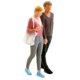 thumbnail image 5 of 1:64 Escala Pintada A Mano Modelo En Miniatura Pareja Figuras Parque Diorama Rosa, 5 of 5