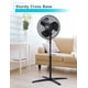 thumbnail image 2 of Ventilador eléctrico BLACK+DECKER 41 cm 3 velocidades BFP16MXB negro, 2 of 7