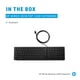 thumbnail image 3 of Teclado HP Wired Desktop 320K USB Alemán QWERTZ Negro, 3 of 3