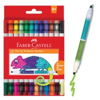 Rotulador Faber-Castell Duotip, Lavable, 24 Colores, 12 Rotuladores