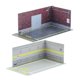 thumbnail image 5 of 2x 1/24 Modelo De Coche Diorama Estacionamiento Paisaje Modelo Escenas Pisos De Color Blanco, 5 of 5