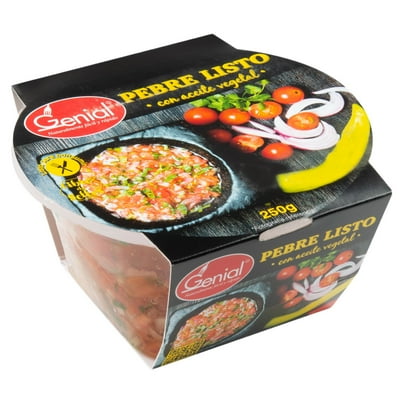 Pebre Listo Con Aceite Vegetal Pote 250 G Genial