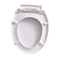 Magideal - Tapa De Asiento De Inodoro, Silenciosa, Accesorios, Fácil De Limpiar, Reemplazo Simple Para La Tapa De La Tapa Del Inodoro Para El Baño Doméstico, Par Tipo O