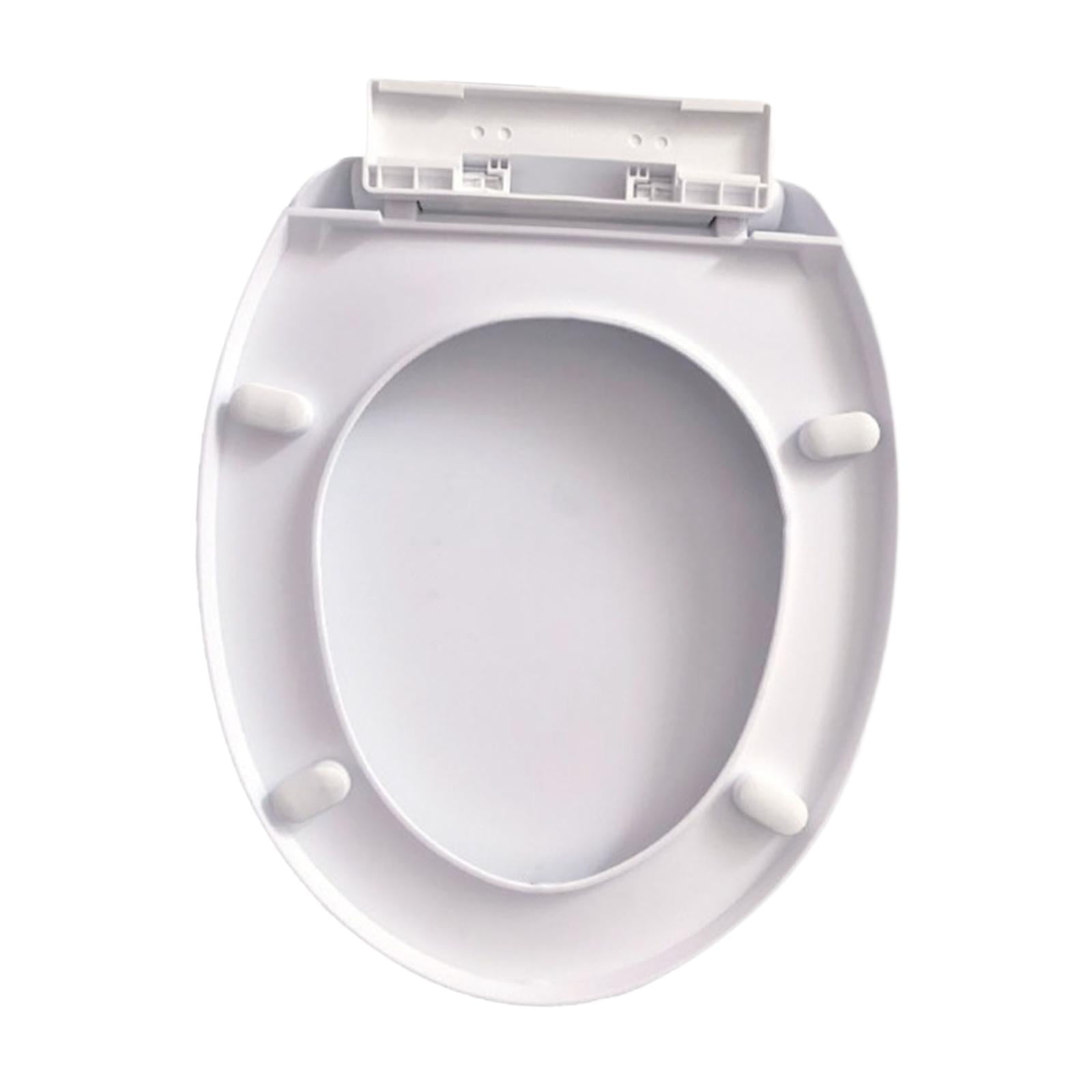 Magideal - Tapa De Asiento De Inodoro, Silenciosa, Accesorios, Fácil De Limpiar, Reemplazo Simple Para La Tapa De La Tapa Del Inodoro Para El Baño Doméstico, Par Tipo O