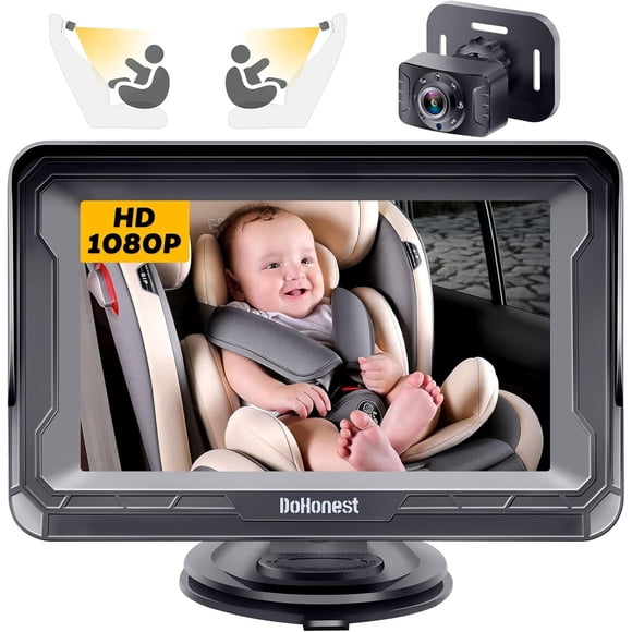 Cámara Auto Bebé DoHonest HD 1080P 4.3 pulgadas Visión Nocturna