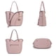 thumbnail image 3 of Bolso Tote con Cartera de Muñeca para Mujer, MKF Collection, Set de Bolso de Hombro en Cuero Vegano - Oliva, 3 of 3