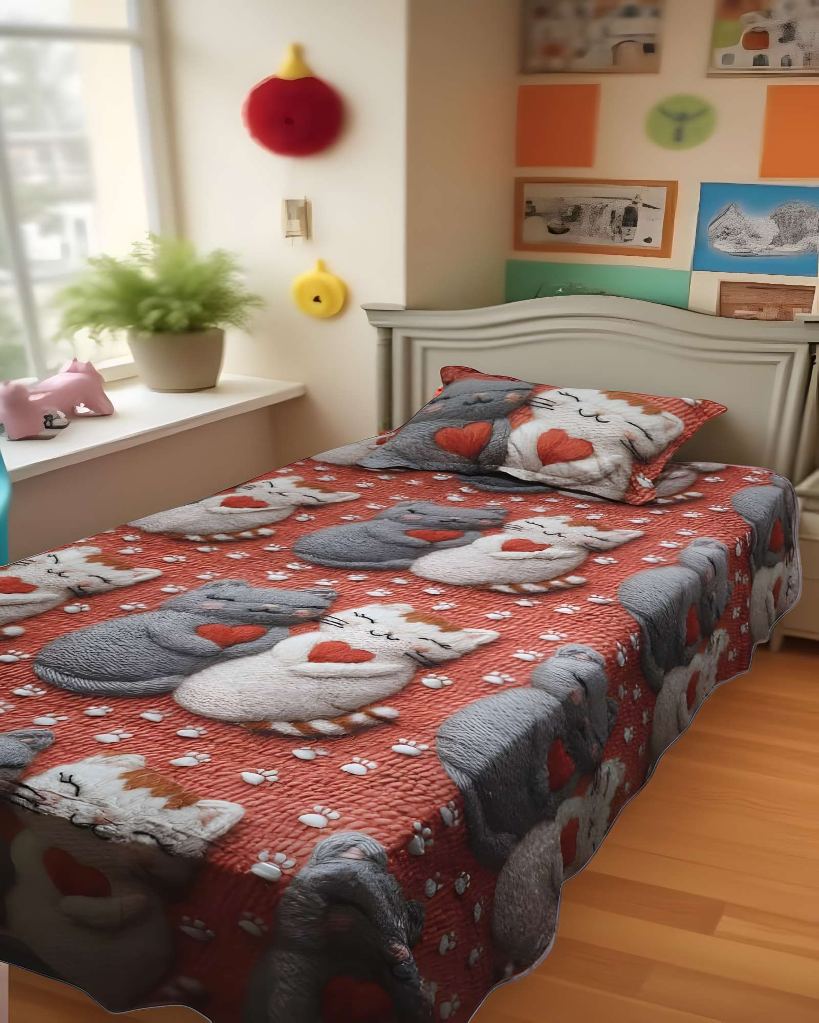 Genérico - Cobertor Quilt 3D Plaza Y Media 180 X 230 Cm V04