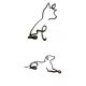 thumbnail image 1 of 2 Piezas De Esculturas De Perros Minimalistas Para El Hogar, Oficina, Estantería, Figuritas Decorativas C, 1 of 2