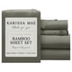 thumbnail image 1 of Juego de sábanas KARISSA MAE King 86 cm de bambú viscosa, 1 of 9
