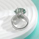 thumbnail image 4 of 10CT Moissanite Engagement Rings para Mujer Anillo de Promesa de Aniversario de Plata Esterlina Corte Redondo Color D VVS1 Anillos de Moissanita Anillos de Diamante con Certificado, 4 of 8