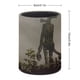 thumbnail image 2 of Cabeza de Sirena-theme Cylinder Pen Holder Pencil Organizer with Flannel Lining PVC Leather Material Cardboard Base for study work 10*8CM, 2 of 6