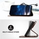 thumbnail image 3 of Funda Flip Premium Fibra de Carbono para iPhone 15 Pro con Soporte y Cierre Marrón, 3 of 6