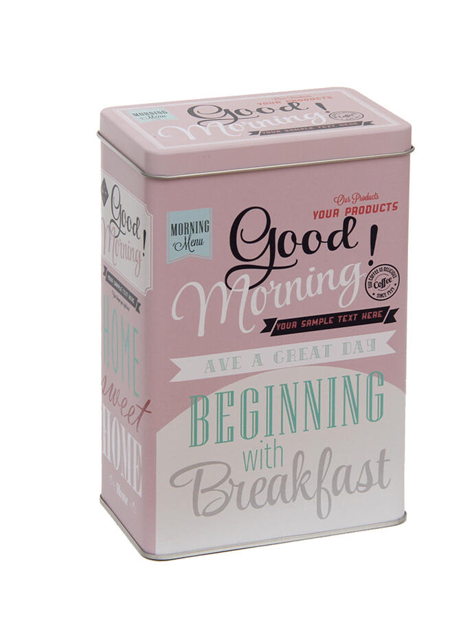 Vgo - Lata Decorativa 12.5X8 Cm