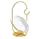 thumbnail image 2 of Caja De Jabón Contenedor De Moda Estante De Esponja Para Suministros Baños De Encimera Blanco Y Dorado, 2 of 5
