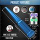 thumbnail image 3 of Juego de 32 tuercas de rueda azul M14x1.50 (11 cm) – Accesorios para ruedas, 3 of 6