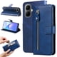 thumbnail image 4 of Funda con Cremallera para Infinix smart 10 4G, Carcasa Cartera de Cuero PU con Soporte y Tarjetero, 4 of 5
