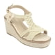 thumbnail image 3 of Sandalia Chalada Mujer Pole-2 Dorado Casual, 3 of 6