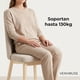 thumbnail image 3 of Pack 2 Sillas Comedor Lena Madera Asiento Acolchado Poliéster Beige, 3 of 9