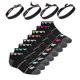 thumbnail image 1 of Calcetines PUMA para niñas talla 7‑8.5, negro con acentos multicolores, pack de 8, 1 of 6