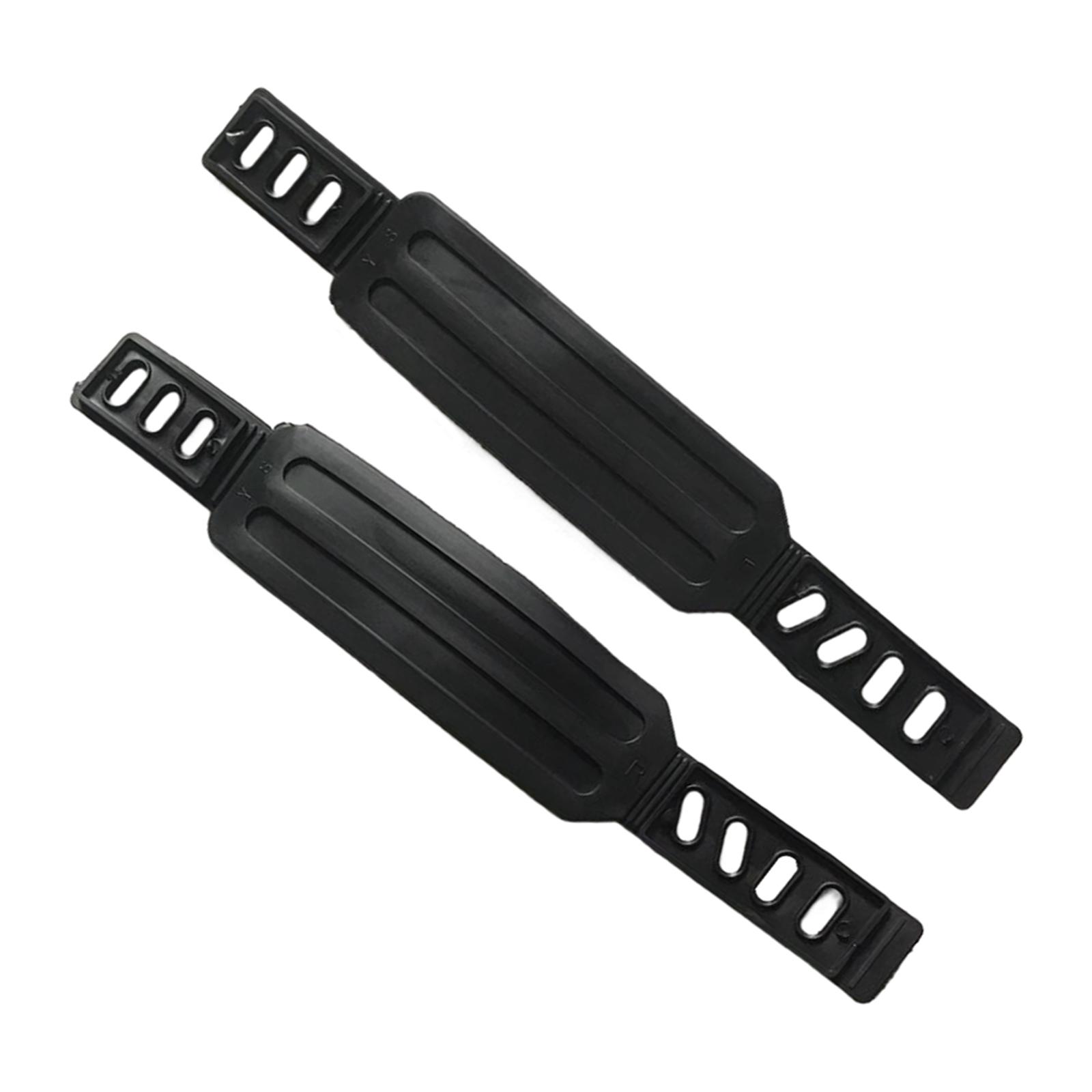 Magideal - Correas Universales Para Pedal De Bicicleta De Ejercicio, 1 Par De Correas Ajustables De Calidad Superior Para Bicicleta, Gimnasio En Casa, Piezas De