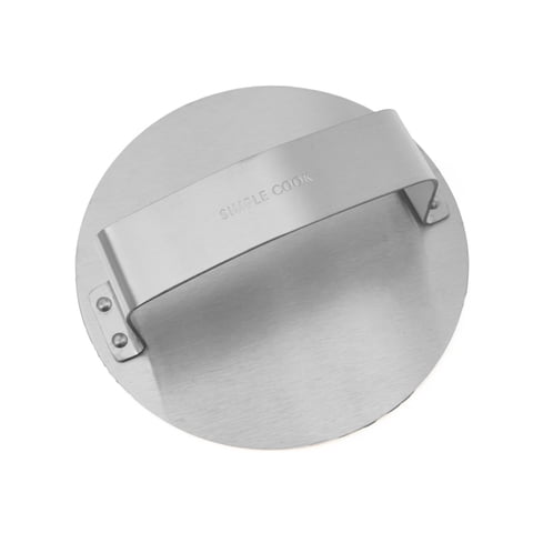 Prensador De Hamburguesas Simple Cook Smokky Acero Inoxidable