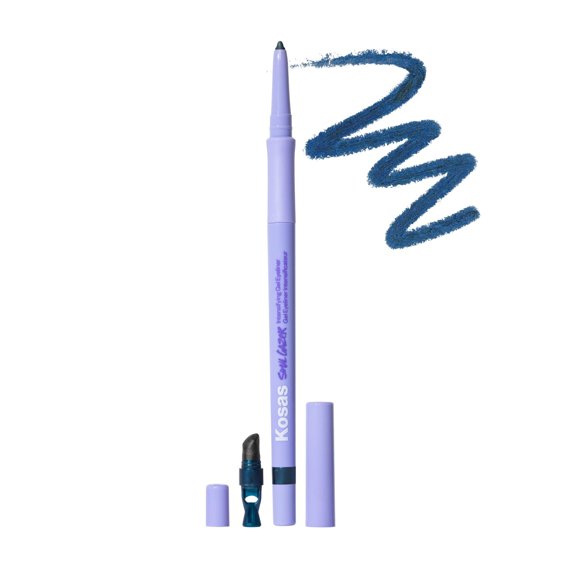 Delineador de ojos en gel Kosas Soulgazer Cosmic Waterproof Deep Aqua
