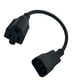 thumbnail image 3 of Cable De Alimentación IEC320 C14 A Estándar Americano 5-15R Cable De Extensión 0,6 M 3 Pines, 3 of 5
