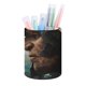 thumbnail image 1 of Jack el Cazagigantes-theme Cylinder Pen Holder Pencil Organizer with Flannel Lining PVC Leather Material Cardboard Base for study work 10*8CM, 1 of 6