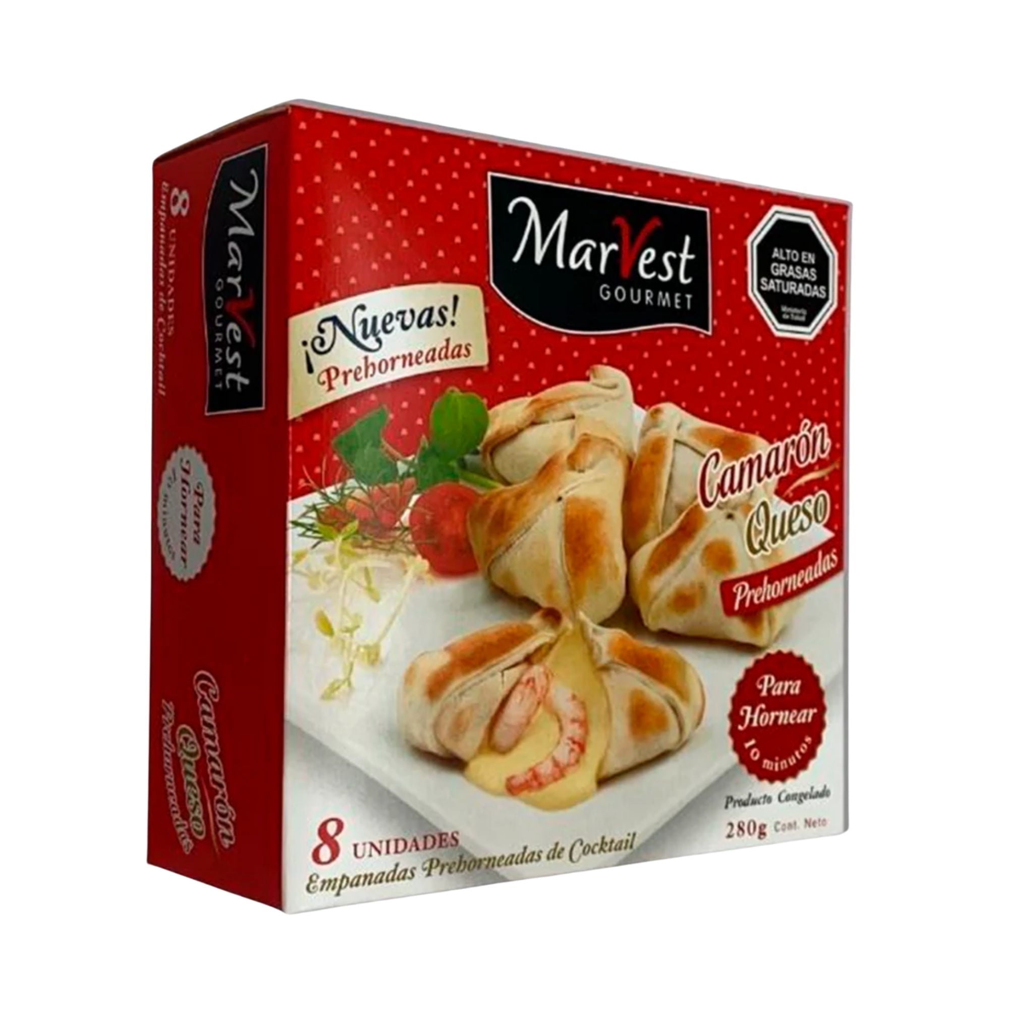 Empanadas Camaron Queso Prehorneadas. 8 Un Mundo Marino