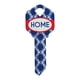thumbnail image 1 of Llavero en blanco para armario Hillman Wackey Home, 6 unidades, plástico, azul, 1 of 3