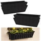 thumbnail image 2 of Planta de tela no tejida crece bolsas de reemplazo de la cesta de la ventana del forro del coco,Plantadores de montaje en pared y cubierta en forma de cubeta,Cesta colgante redonda (4Pack, 2, 2 of 3