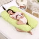 thumbnail image 2 of Almohada para embarazadas, almohada en forma de U desmontable y lavable, cojín grande, almohada de cintura, 2 of 5