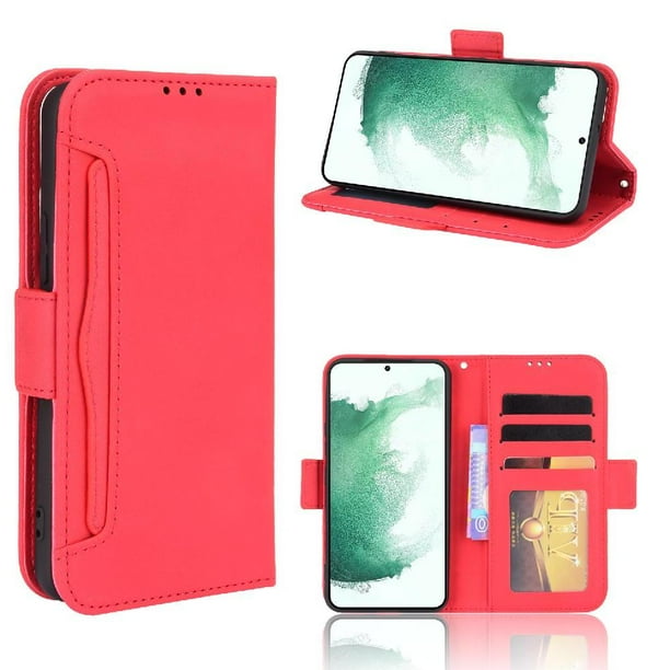 Funda Tipo Billetera FOXDOCK para Samsung Galaxy S22 5G – Tapa Flip con Tarjetero