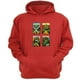 thumbnail image 1 of Polerón Canguro Tortugas Ninja Rojo Talla Xs Unisex, 1 of 2