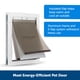 thumbnail image 2 of Puerta para perros PetSafe Extreme Weather de aluminio, grande, blanca, 2 of 6
