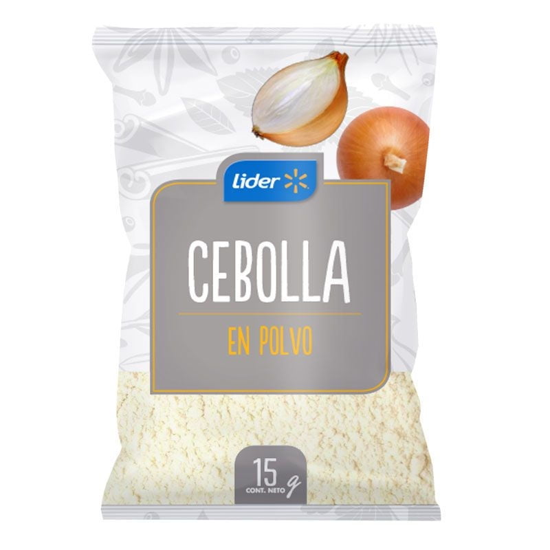 Cebolla En Polvo Bolsa 15 g Lider