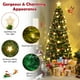 thumbnail image 2 of Árbol de Navidad Goplus de fibra óptica de 7 pies con luces LED de 40 estrellas, 2 of 3