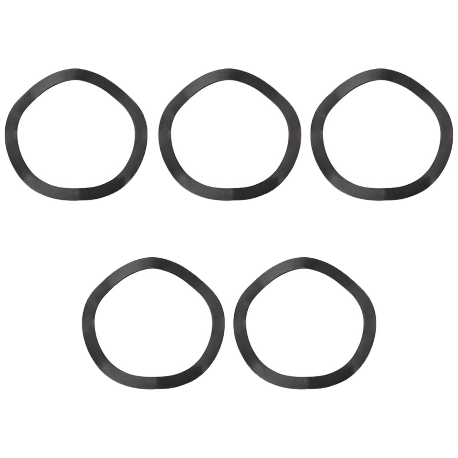 Ioensy - 5 Uds Mtb Bicicleta Soporte Inferior Onda Arandela Bicicleta Manivela Espaciador Interior 24,2Mm