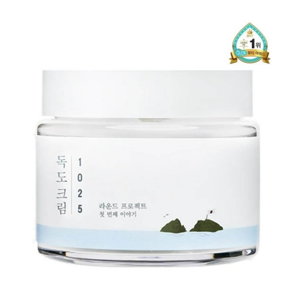Crema calmante coreana 1025 Dokdo Cream con agua de mar y ceramidas