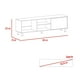 thumbnail image 3 of Rack TV 65" Tunez 1 Puerta Blanco 47,5x160x35 Cm, 3 of 3