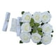 thumbnail image 4 of Decoración de flores de coche de boda, decoración de coche de novia, cintas de corona flor nupcial decoración de coche de boda para vacaciones , Blanco, 4 of 5