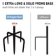 thumbnail image 4 of Ganchos de pastor Artigarden para exteriores, 152 cm, ajustables, paquete de 2, 4 of 7