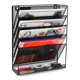 thumbnail image 1 of Archivador de pared EasyPag, 5 niveles, vertical, metal negro, 1 of 8