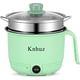 thumbnail image 2 of Olla eléctrica caliente con vaporizador, olla rápida de ramen, mini olla eléctrica de calentamiento automático portátil de 1.8 L para cocinar fideos, pasta de avena, 2 of 2