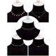 thumbnail image 3 of Juego de collares BBTO Gold Layering Chaker para mujer, 9 piezas, 3 of 7