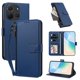 thumbnail image 2 of Funda con Billetera para [TCL 503] con Bolsillo Zipper y Tarjetero Azul, 2 of 6