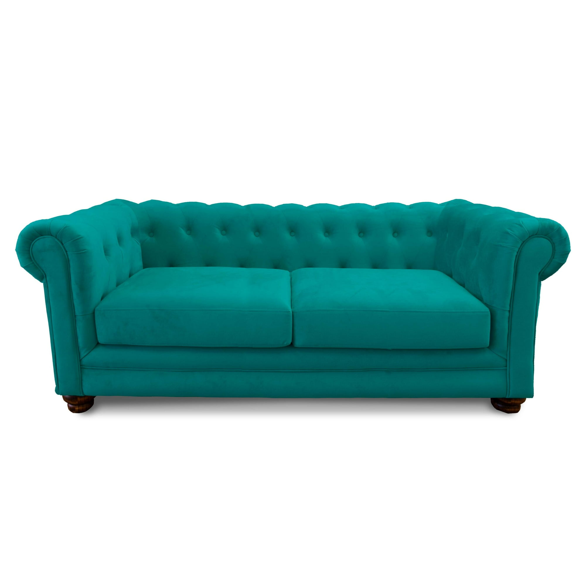 Latam Home - Sofa Florencia 3c Tela Velvet Turquesa