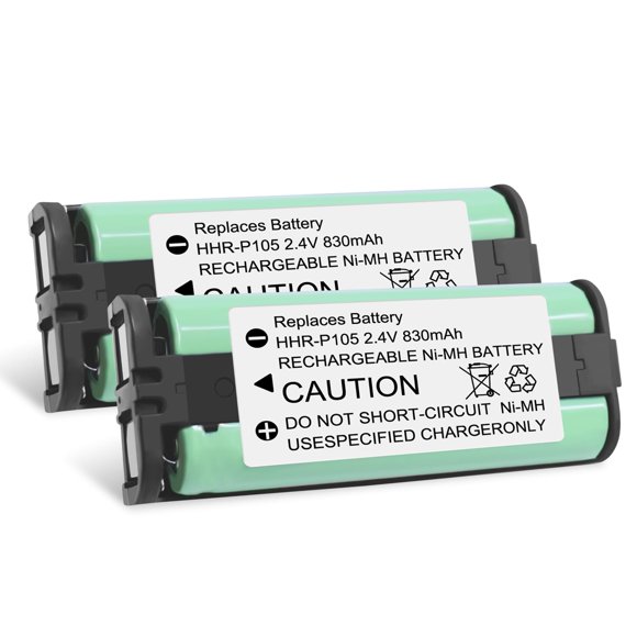 Batería EOCIK HHR-P105 830 mAh 2,4 V Ni-MH (paquete de 2)