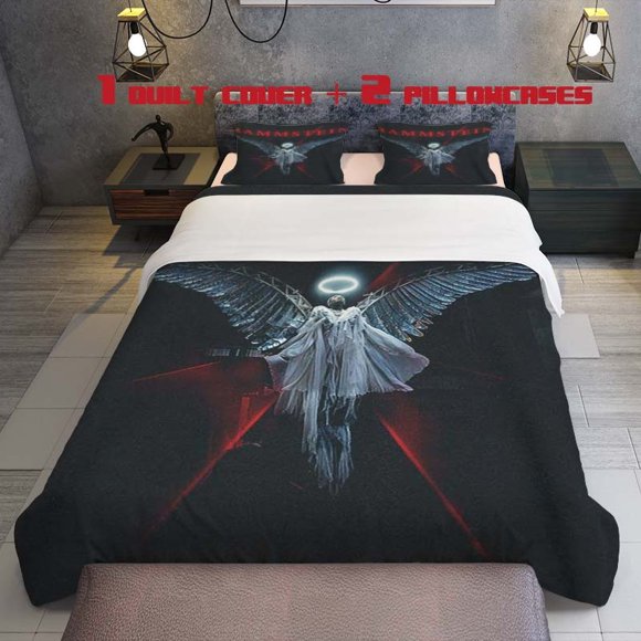 3pcs Angel Design Themed Bedding Set Duvet Cover and Pillowcases